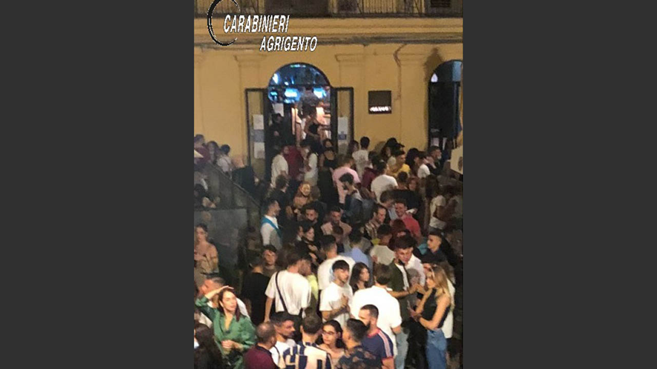 movida agrigento carabinieri