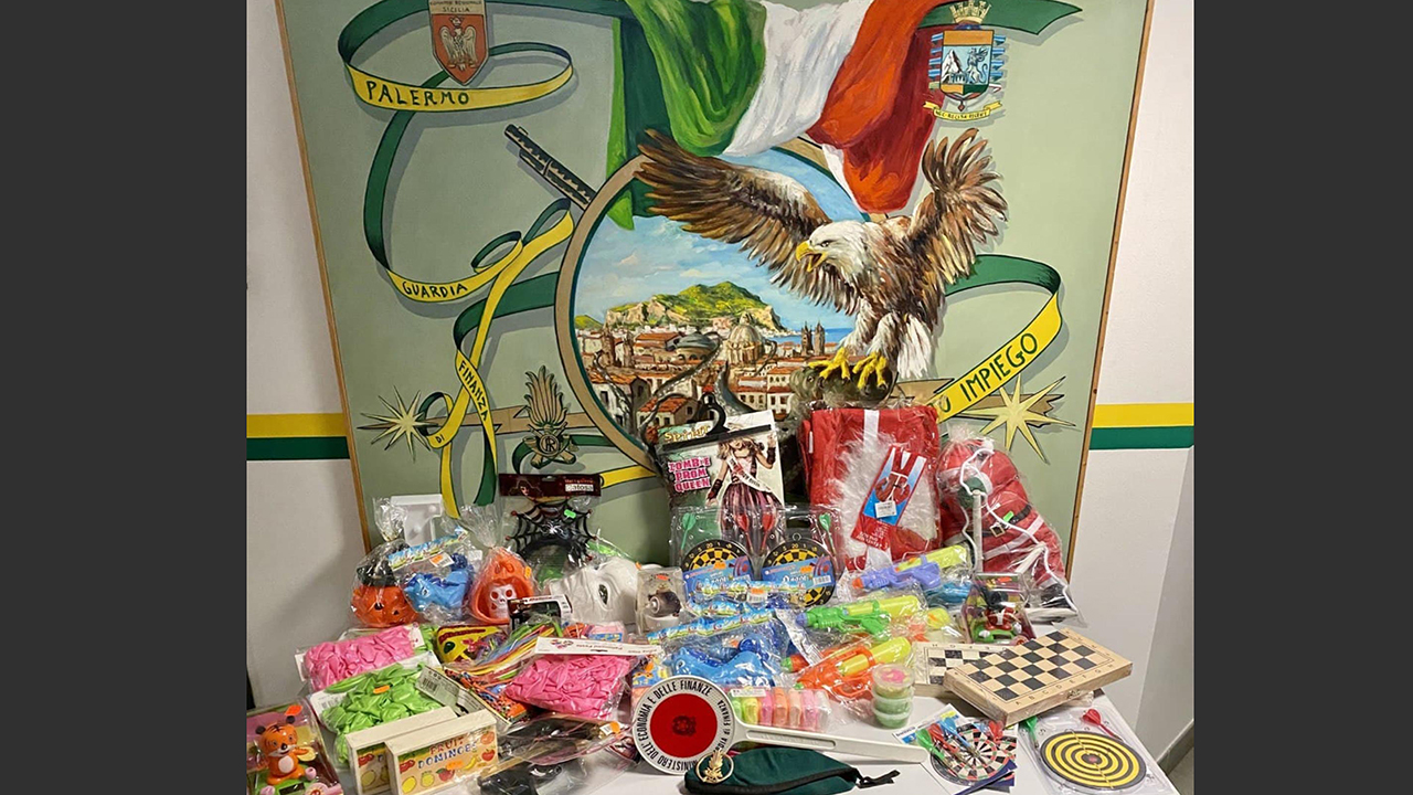 sequestro prodotti non conformi Guardia Fnanza