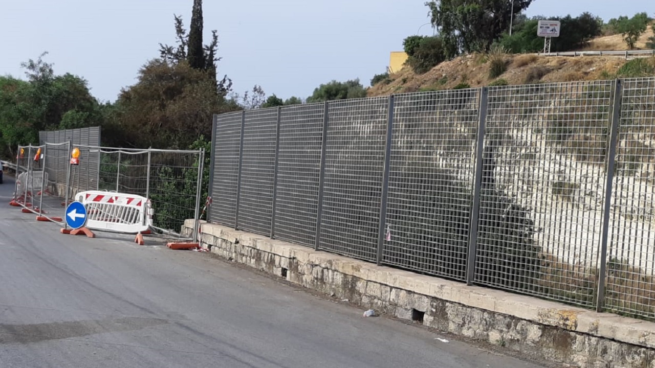 viadotto bagni transenna 2021