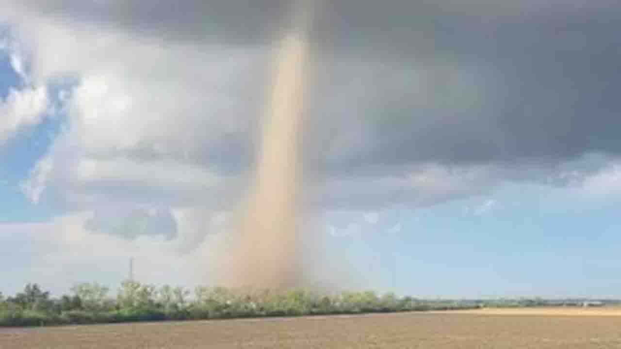 Tromba d'aria nel Modenese