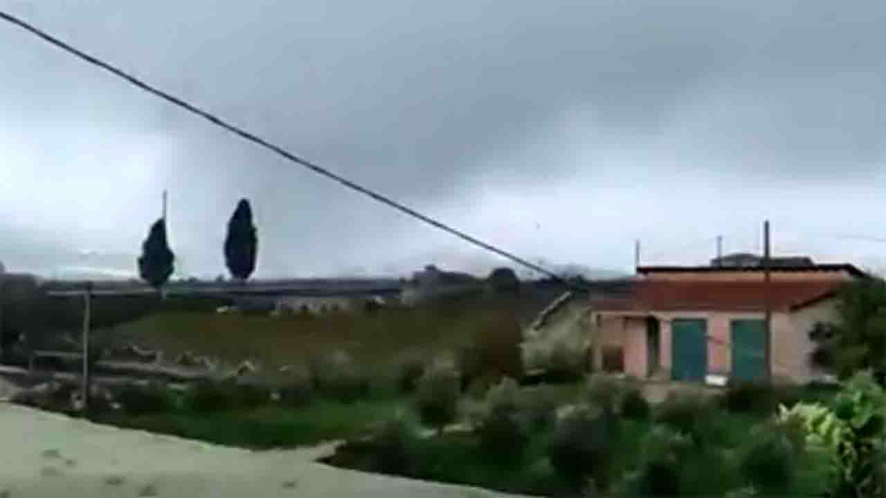 Tromba d'aria nel Nisseno-1