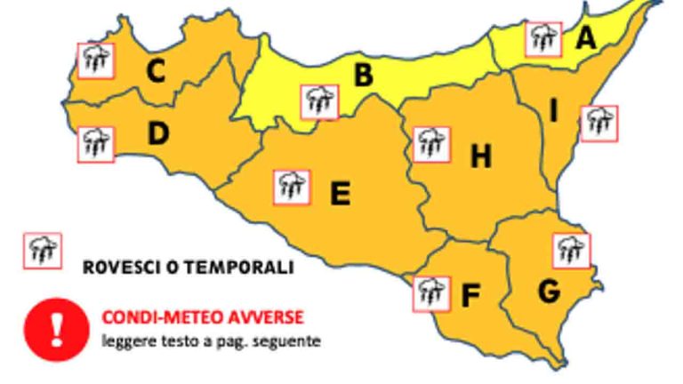avviso allerta arancione