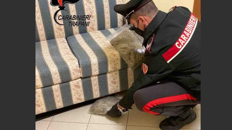 droga marsala carabinieri
