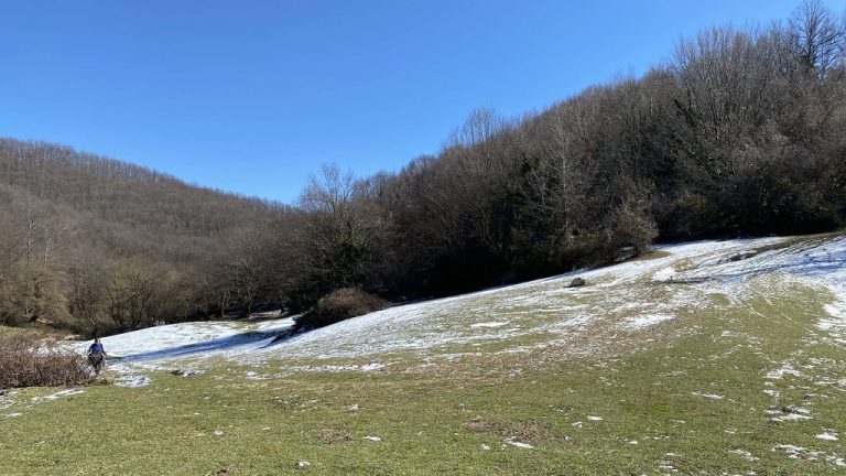 neve spruzzata montagne