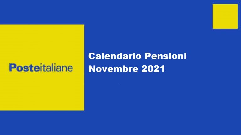 pensioni novembre 2021