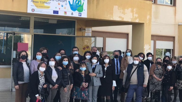 scuola crispi ribera inaugurazione 2021
