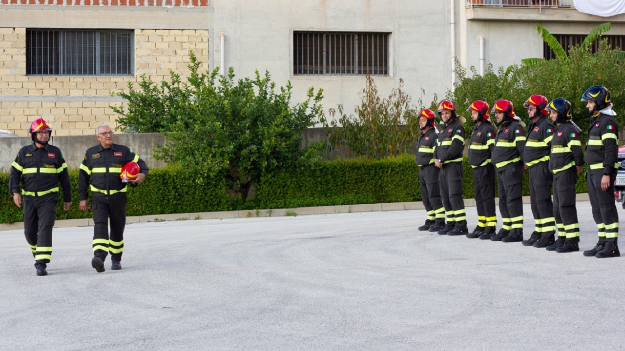 Vigili del fuoco, da oggi in pensione il Capo Reparto Bongiovì