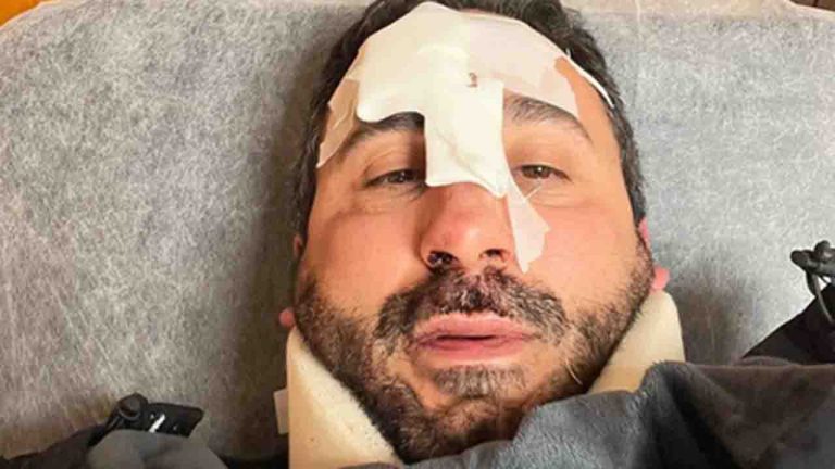 Giunta in ospedale