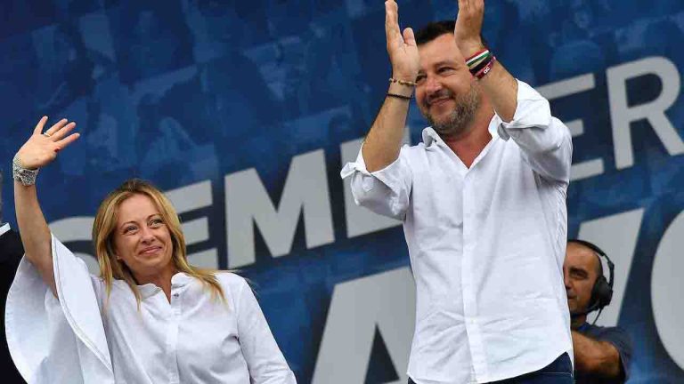 MELONI E SALVINI