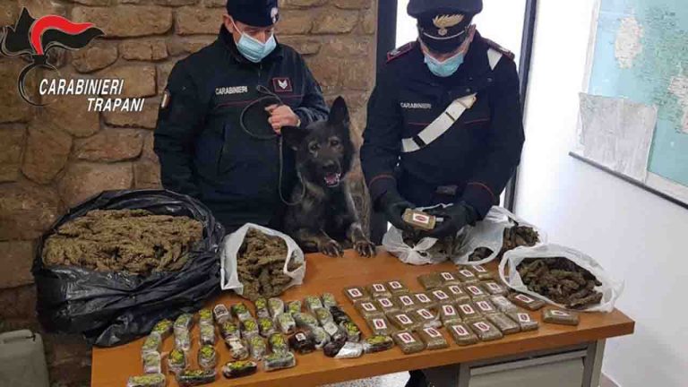 droga erice-valderice carabinieri