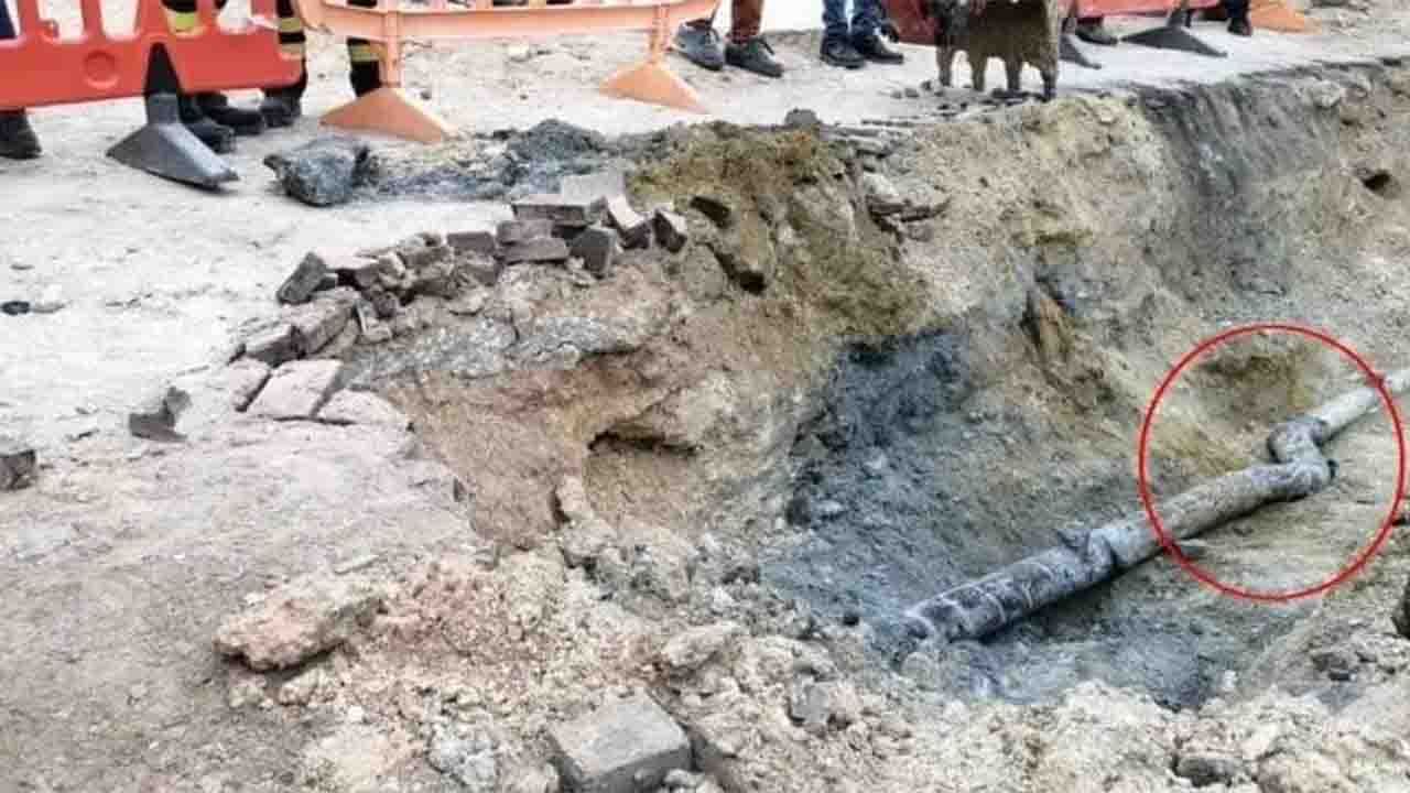 Ravanusa esplosione squarcio tubo gas