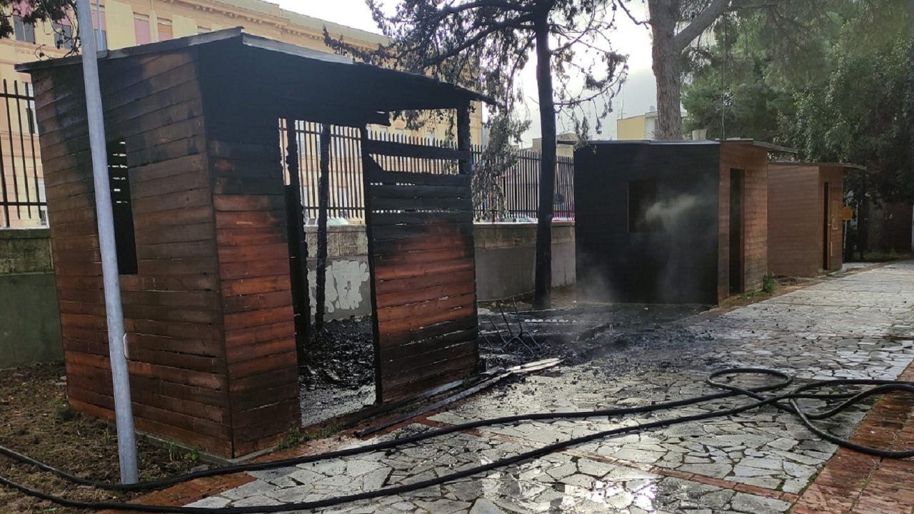 VILLA COMUNALE INCENDIO 2022