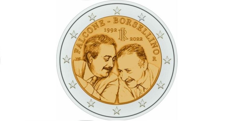 falcone borsellino moneta 2022