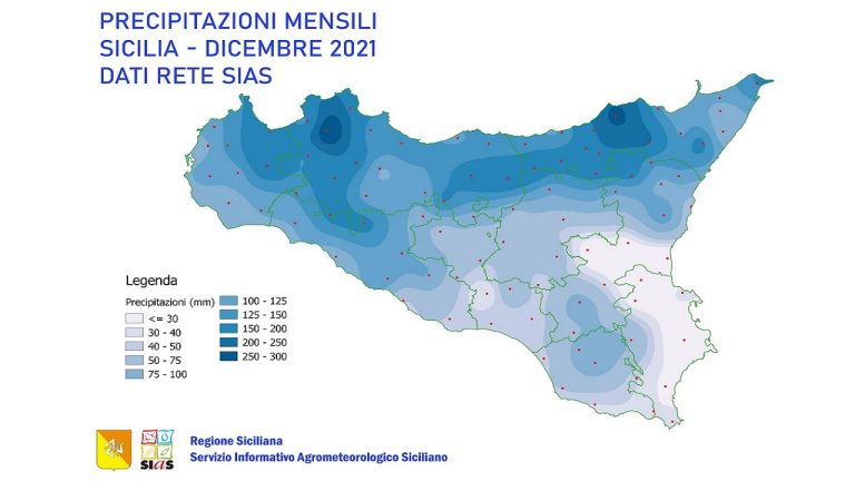 precipitazioni dicembre 2021 sias