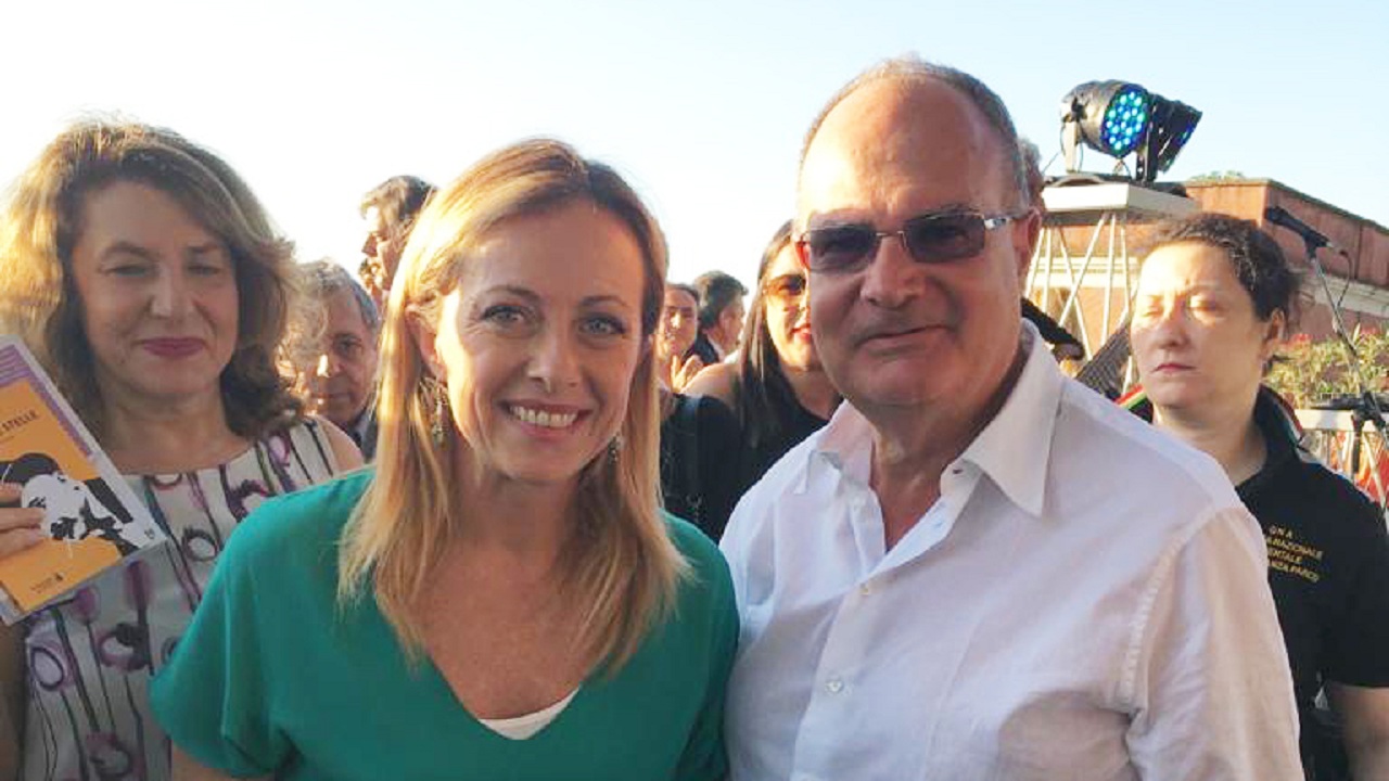 MARINELLO-GIUSEPPE-E-GIORGIA-MELONIROMA