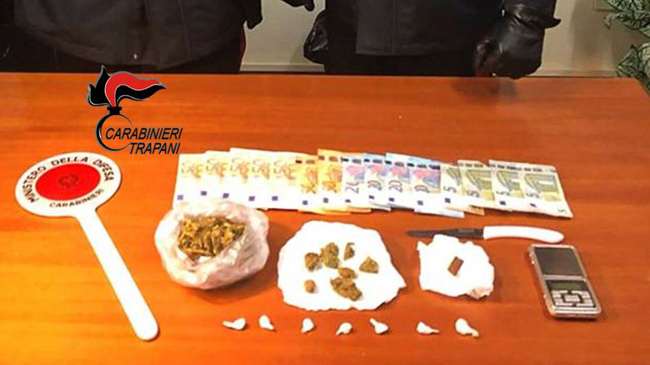 DROGA Carabinieri trapani