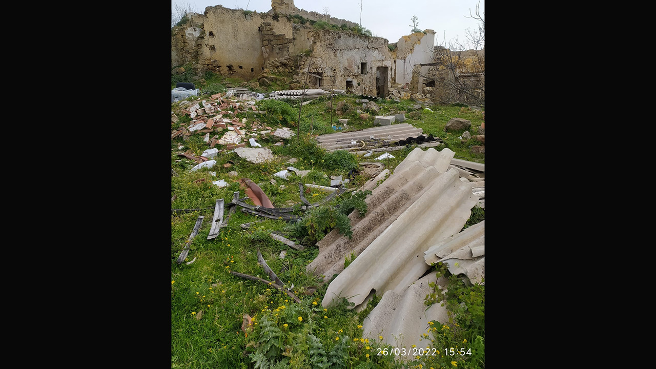 Santa Margherita Belìce, quartiere San Vito discarica di amianto