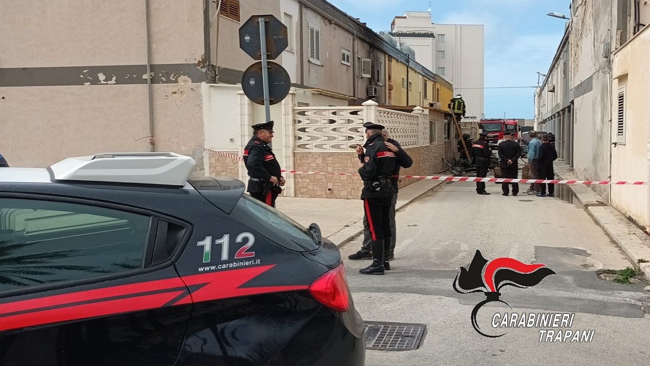 Esplosione a Trapani, una donna ed i due figli ustionati