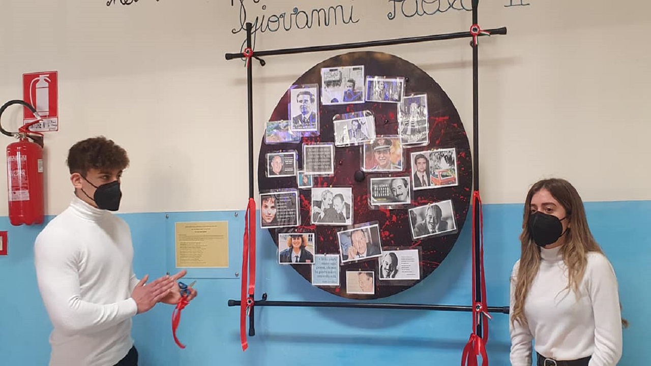 ipia installazione giornata memoria vittime mafia 2022