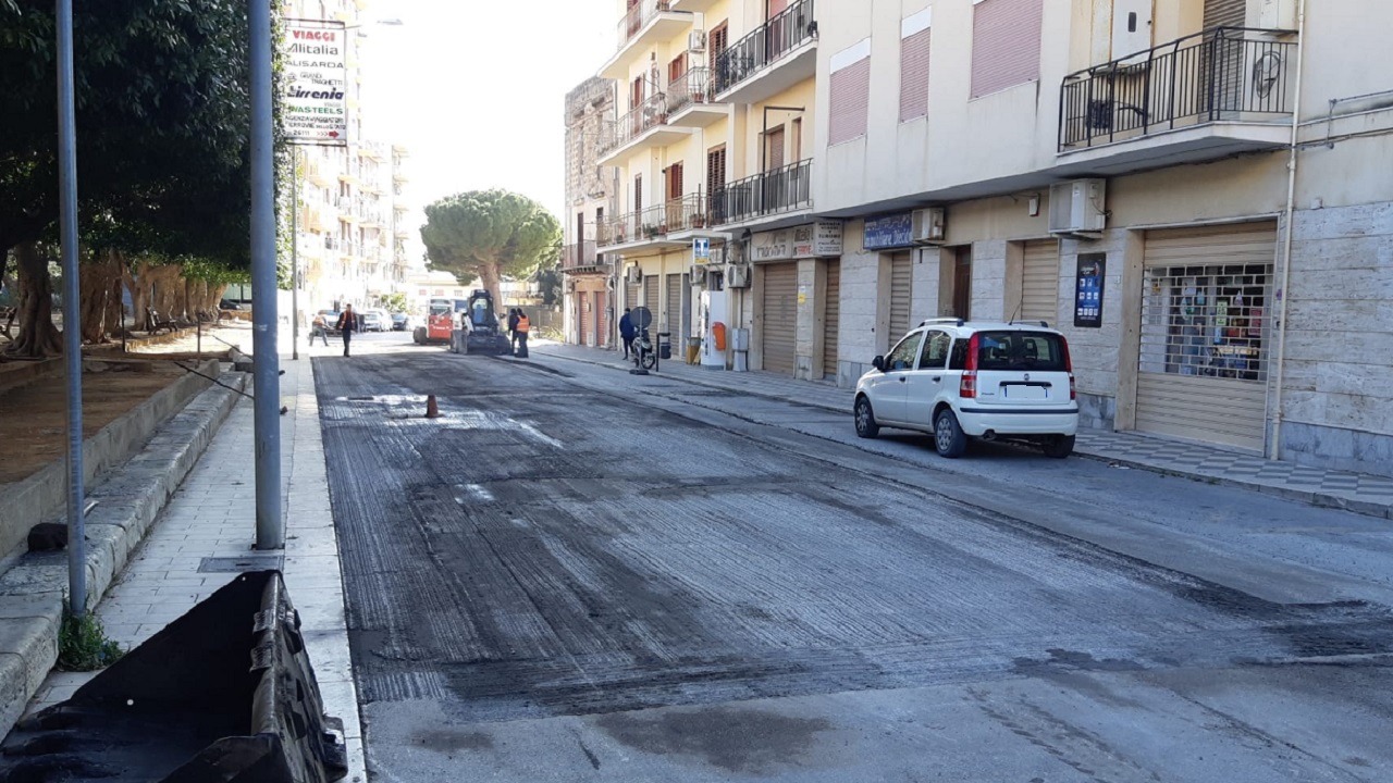 lavori manto stradale via figuli 2022