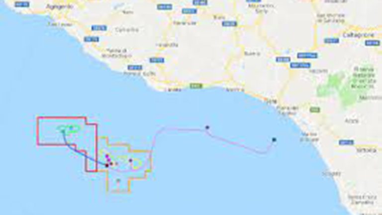 Argo Cassiopea gas canale Sicilia