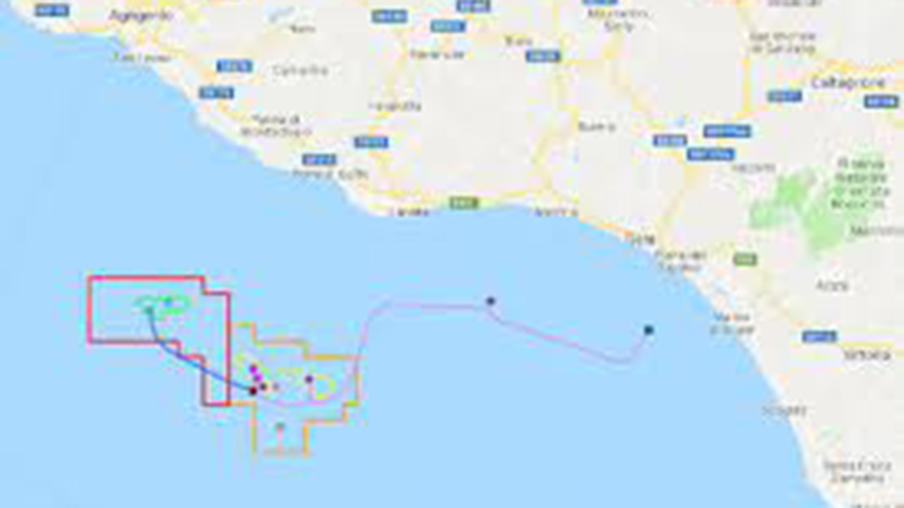 Argo Cassiopea gas canale Sicilia