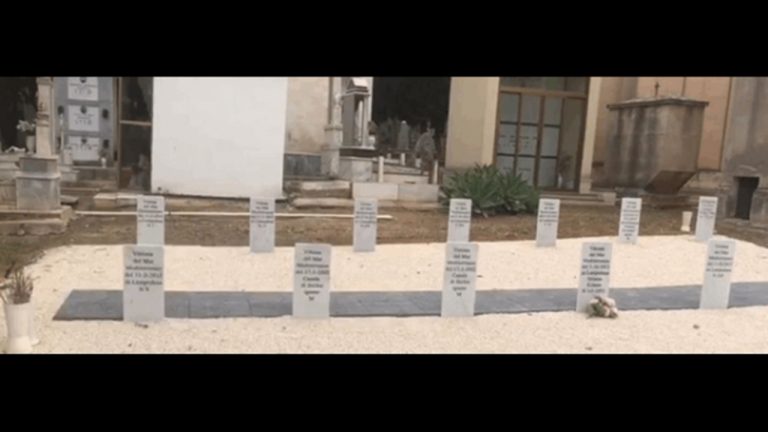 Sepoltura migranti Sciacca