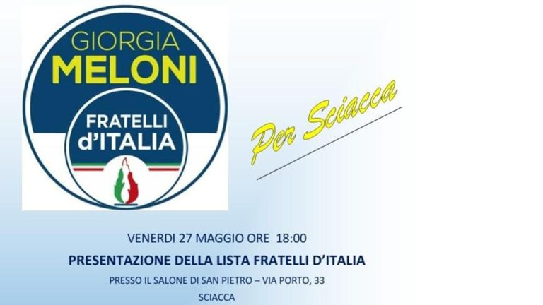 LACANDINA FRATELLI ITALIA PRESENTAZIONE LISTA