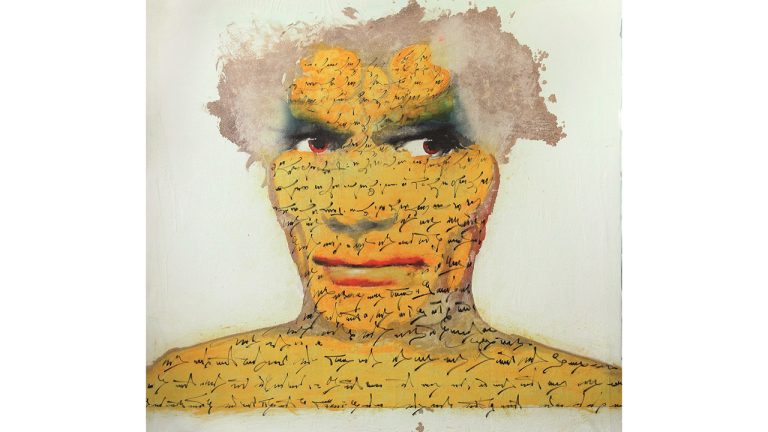 FRANCO ACCURSIO GULINO_Pasolini_2006_olio su tela_ 170 x 170 cm