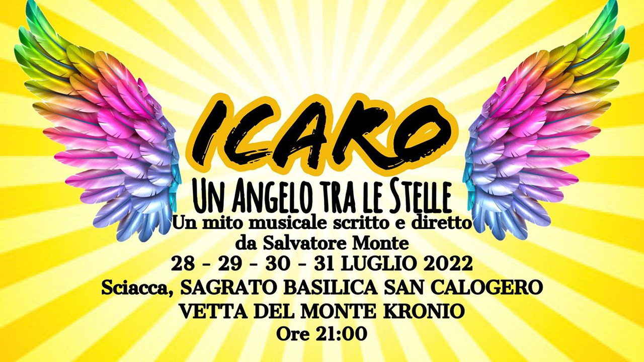 “Icaro, un angelo tra le stelle”, il musical di Salvatore Monte debutta stasera <font color=