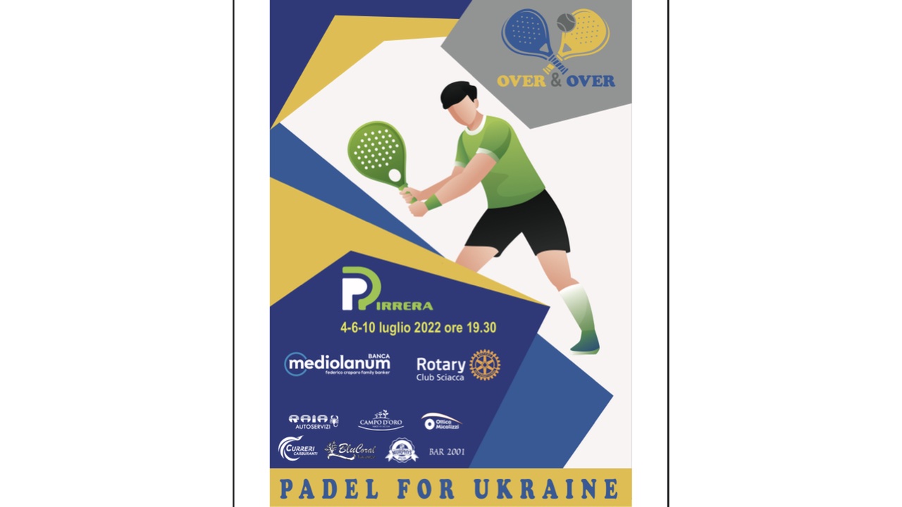 Torneo di Padel per raccogliere fondi per l’Ucraina