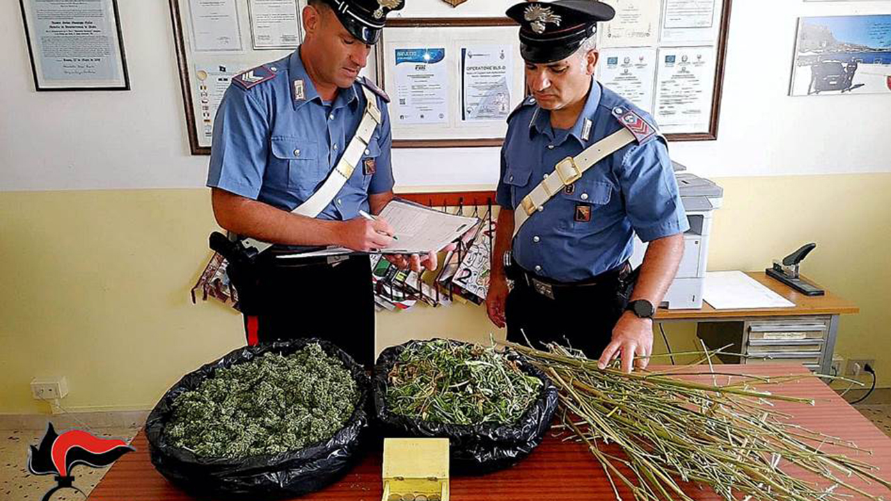 Misiliscemi, arrestato 36enne per detenzione ai fini di spaccio di marijuana