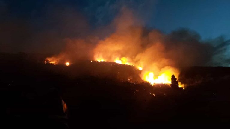 incendio notte