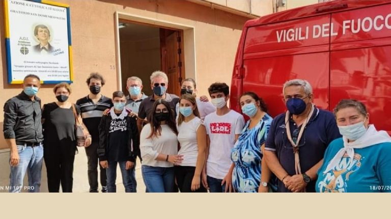 menfi raccolta tappi gruppo