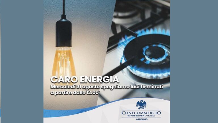 caro energia confcommercio