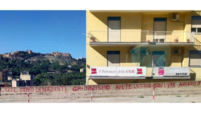 scritte insulti cgil-2