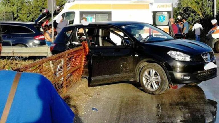 Incidente Menfi morte bimbo Castelli