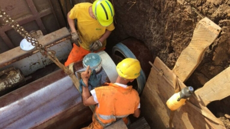 RETE FOGNARIA LAVORI AICA