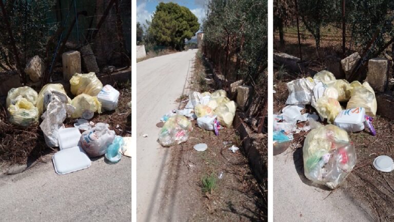 rifiuti strada raganella