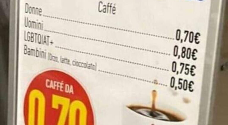 caffè scontato gay
