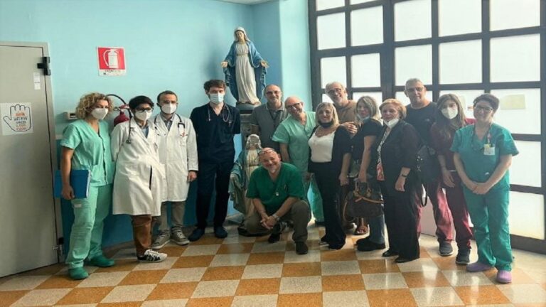 ospedale civico donazione statua madonna 2022