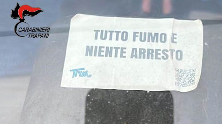 Tutto fumo e niente arresto Pantelleria
