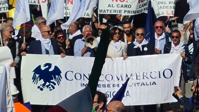 confcommercio palermo protesta 2022
