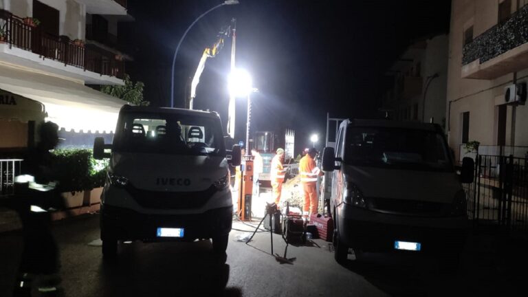 ribera fuga gas lavori notte 2022