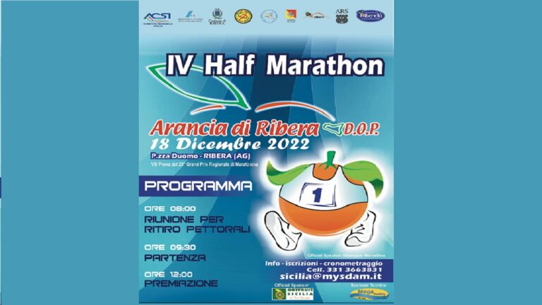 LOCANDINA MEZZA MARATONA RIBERA