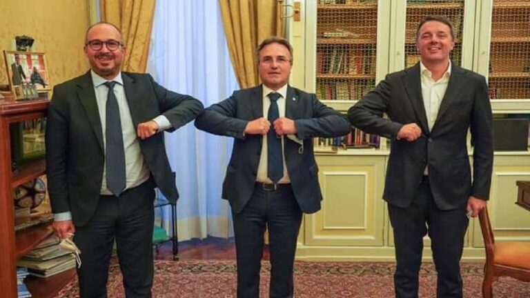 leo ciaccio con renzi e faraone 2022