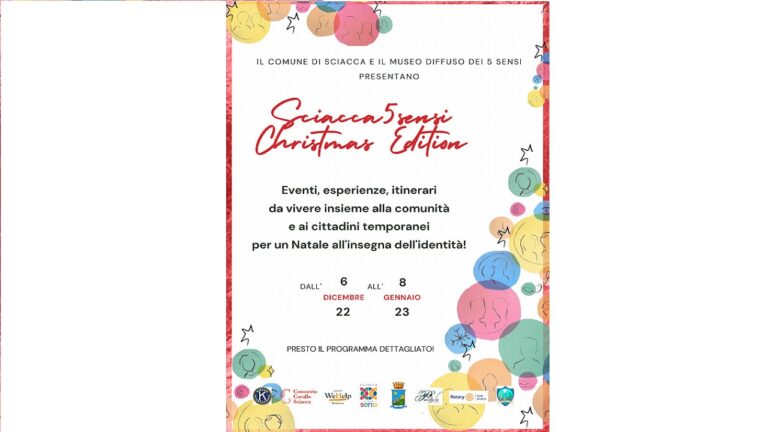 museo diffuso 5 sensi natale 2022 locandina