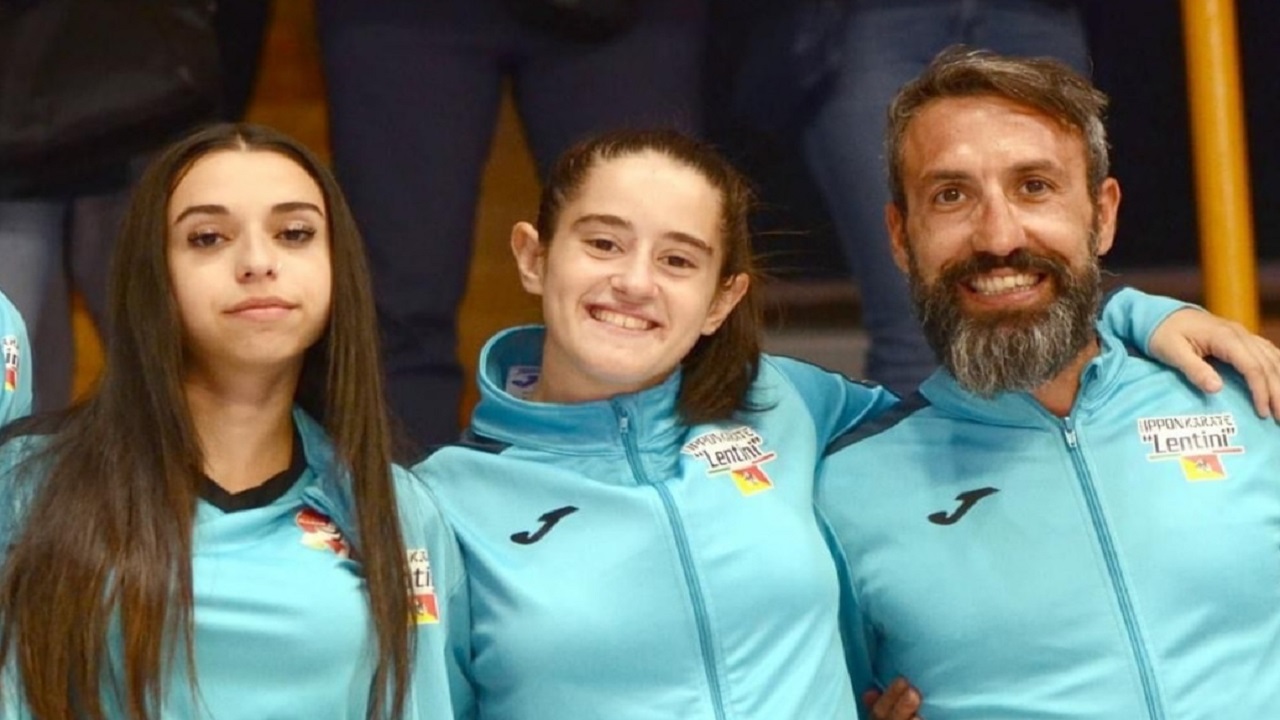 Karate, Irene Marturano, Emma Colletti e il tecnico Marco Lentini ai Campionati europei giovanili