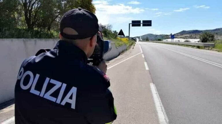 polizia stradale tele laser