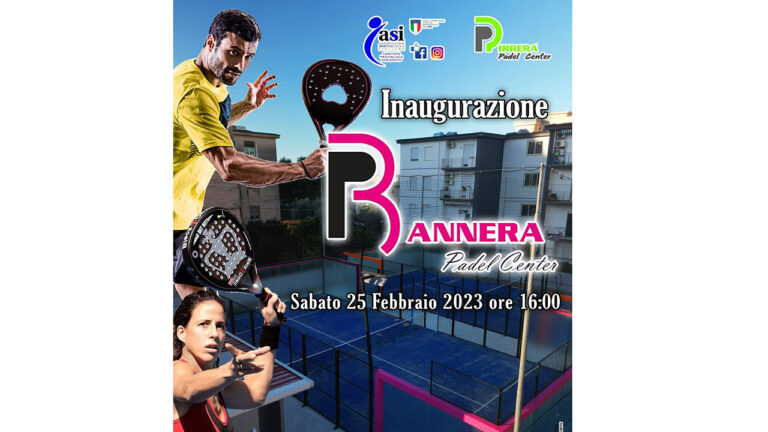 Bannera Padel inaugurazione locandina 1280x720